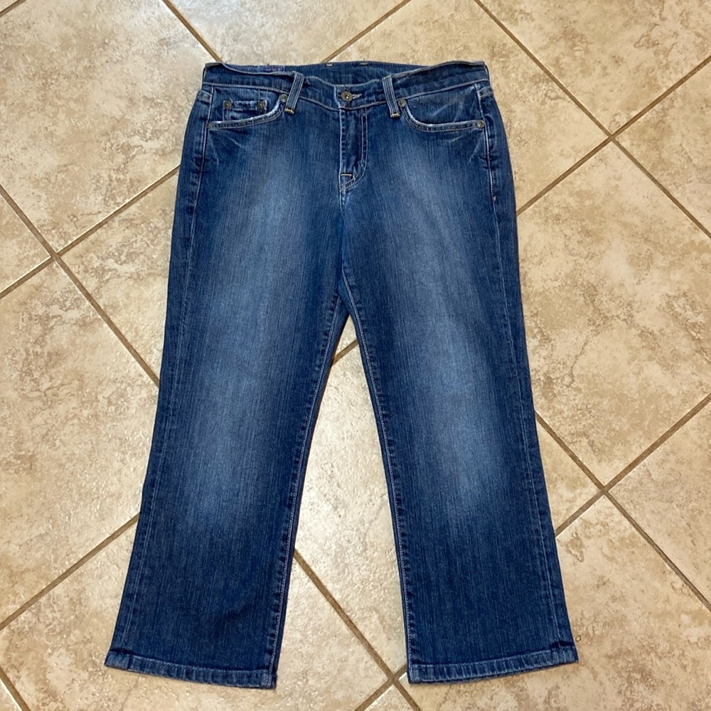 Lucky Brand Classic Rider Crop Jeans